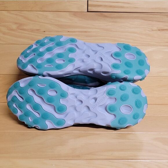 Nike React Element 87 Black Midnight Navy Blue Size 10 Running Shoe AQ1090-005 - Picture 4 of 12